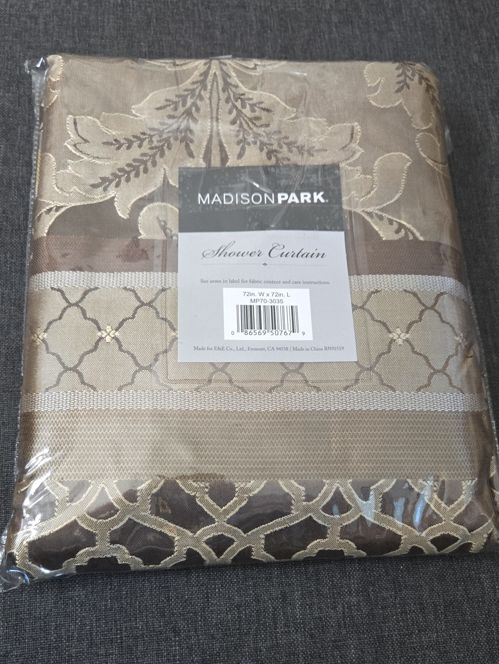 Madison Park Shower Curtain 72" X 72"